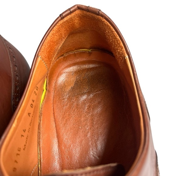 WOLF & SHEPHERD Senna Wingtip Oxford Dress Shoe in Maple Brown main image 14